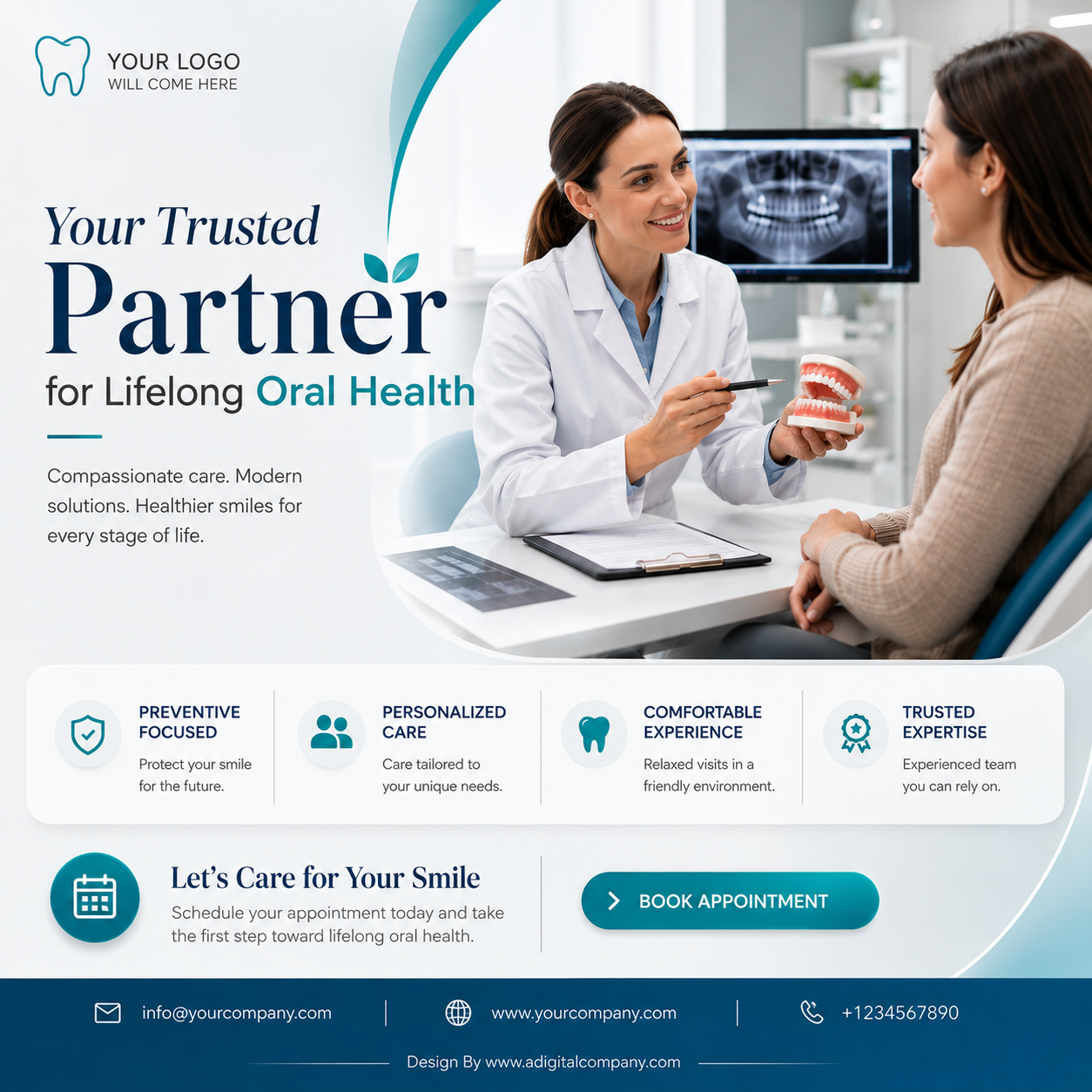 Dental Implants social media design — Dentist — A Digital Company