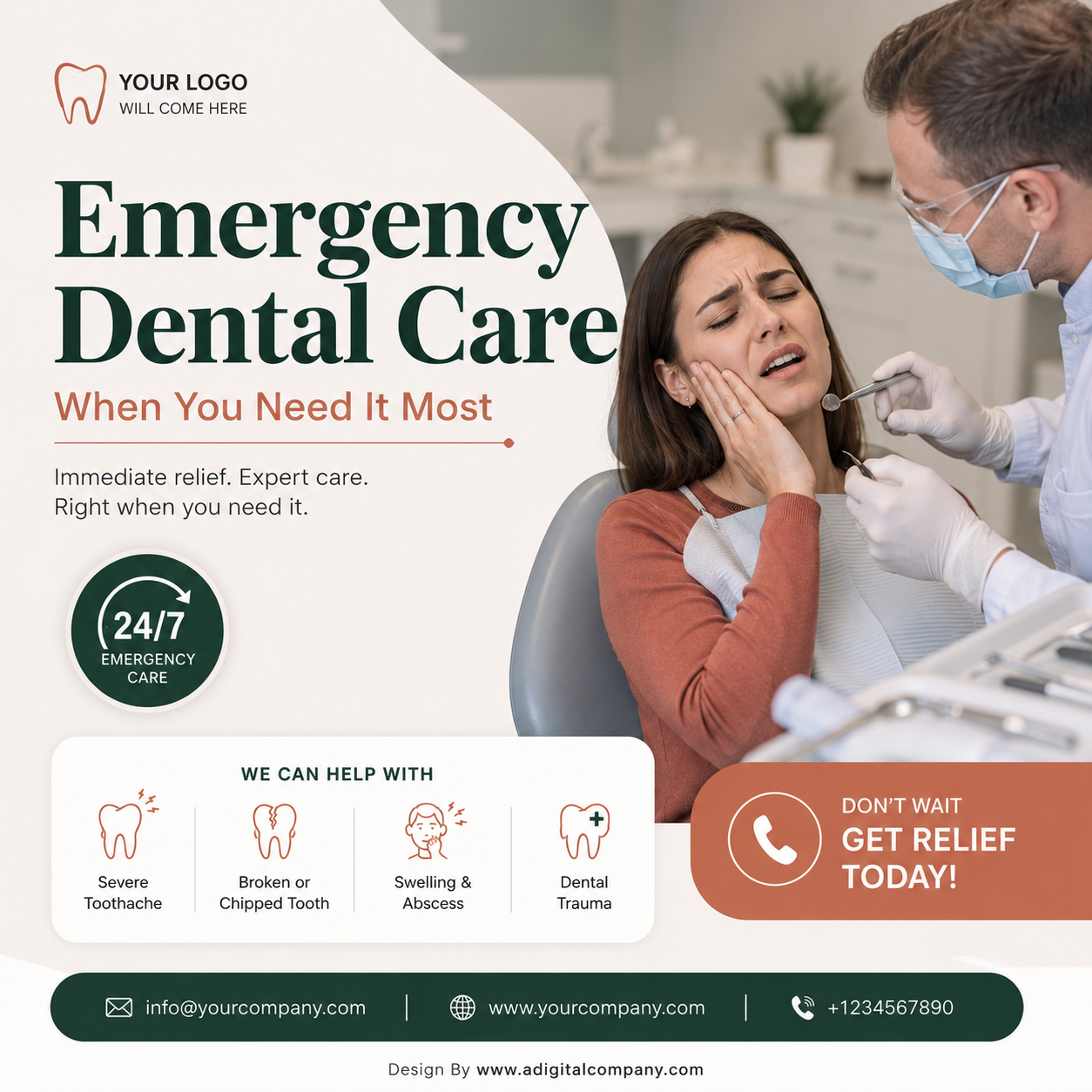 Dentist social media design preview 2