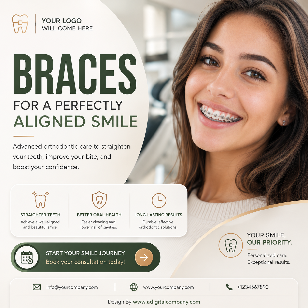 Gum Disease Treatment social media design — Dentist — A Digital Company