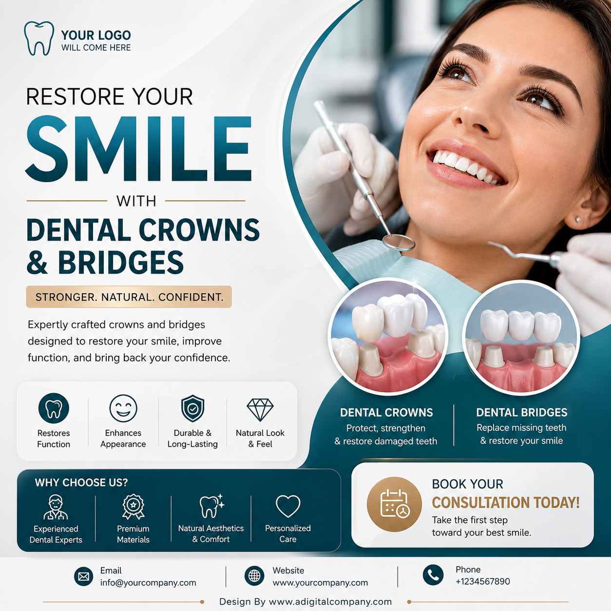 Dentist social media design preview 3