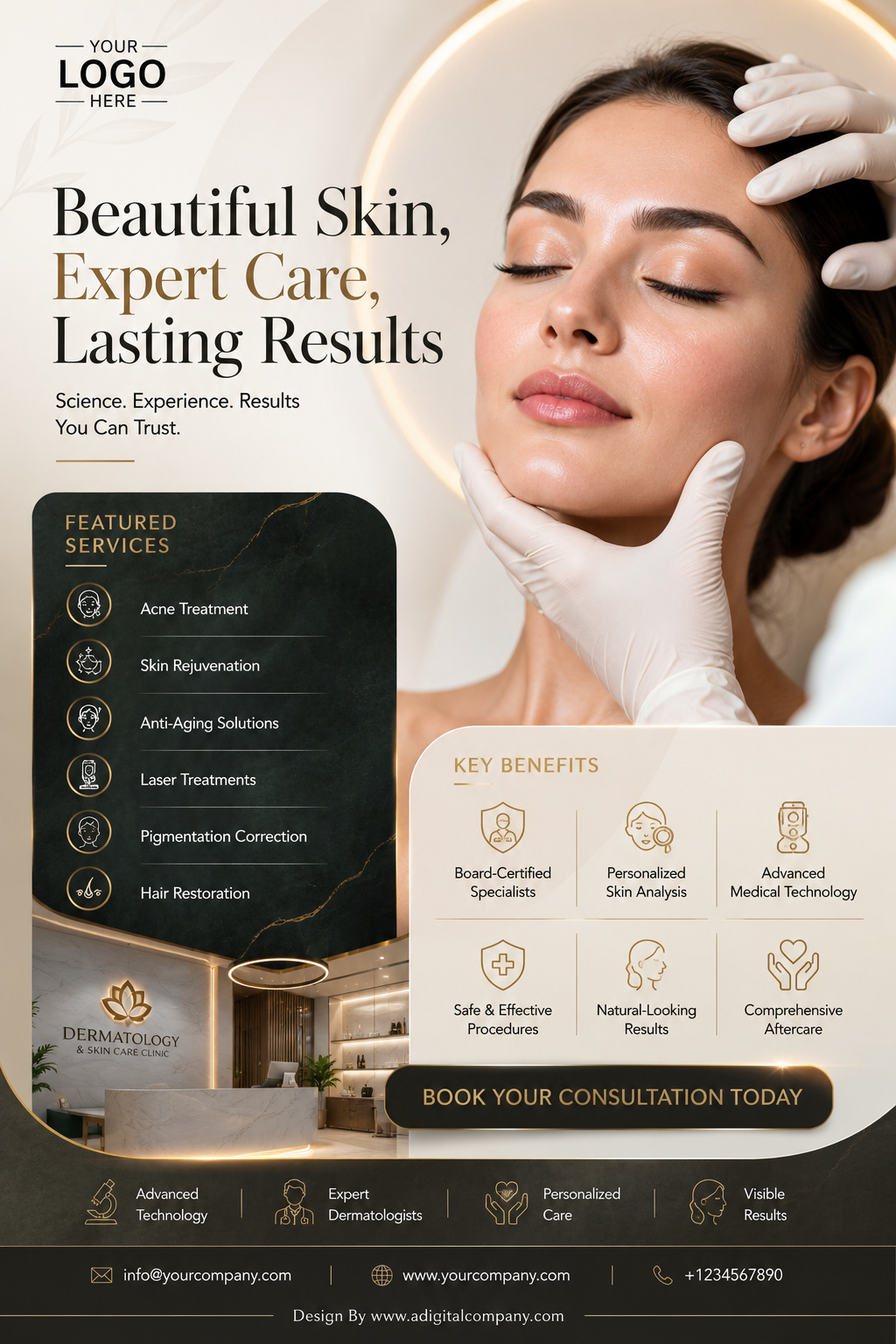 Beautiful Skin Expert Care social media design — Dermatologist — A Digital Company