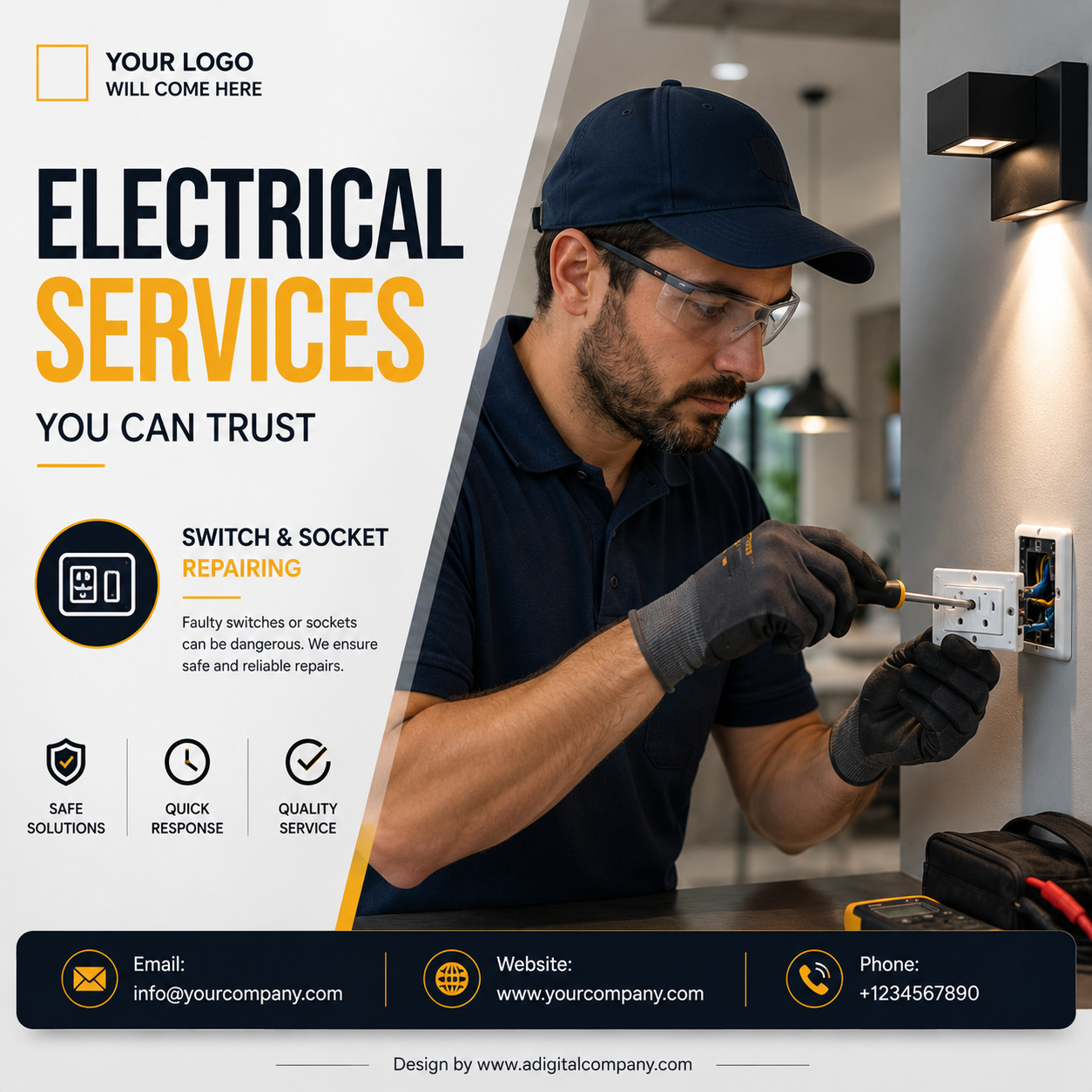 Electricians social media design preview 1