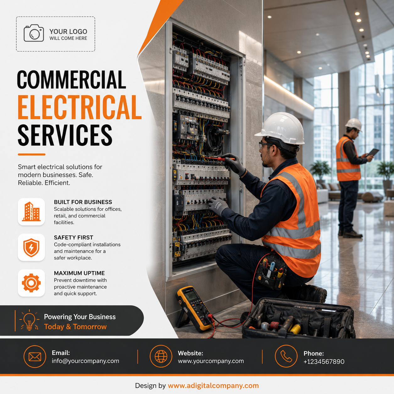 Electricians social media design preview 2