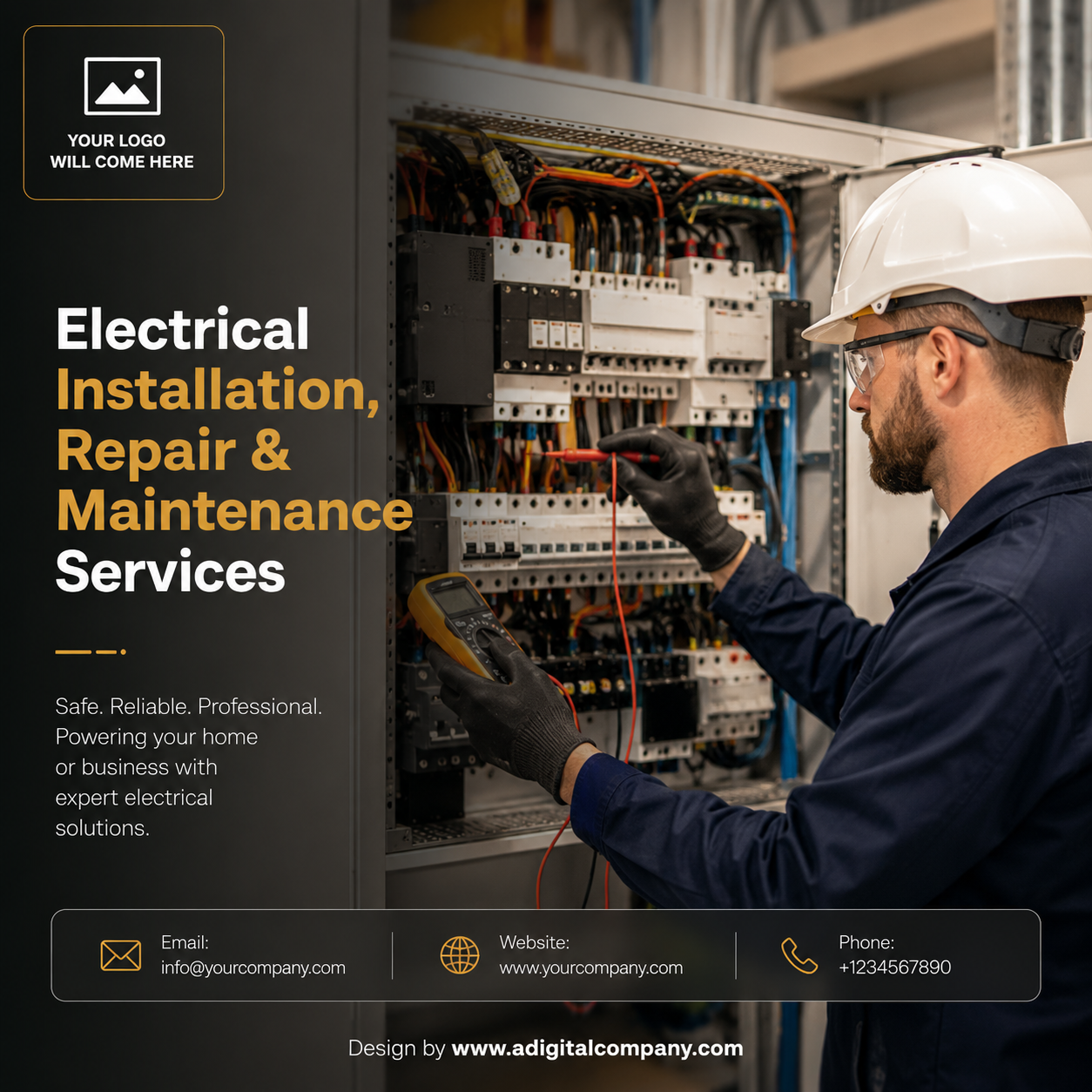 Electricians social media design preview 3