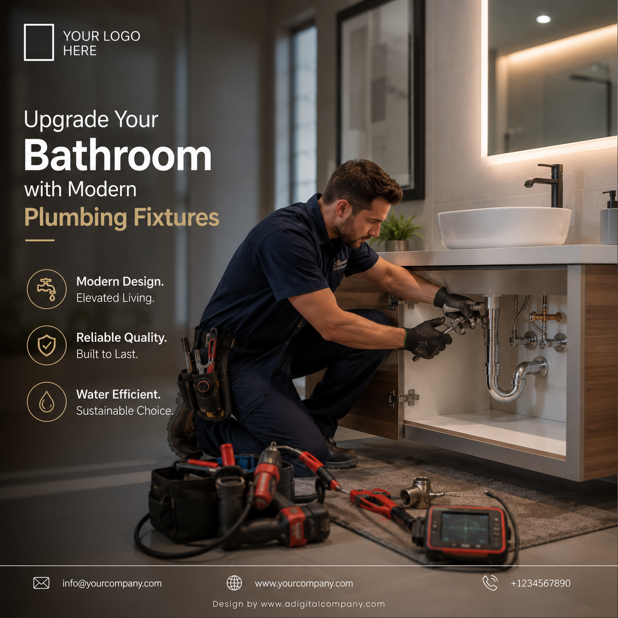 Plumbing social media design preview 2