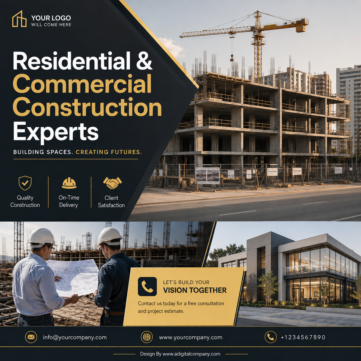 Luxury Apartments social media design — Real Estate &amp; Construction — A Digital Company