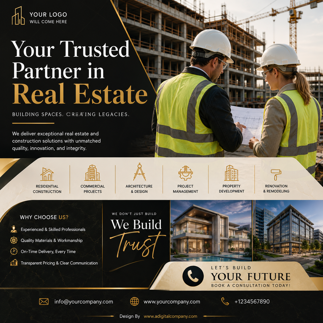 Find Property social media design — Real Estate &amp; Construction — A Digital Company
