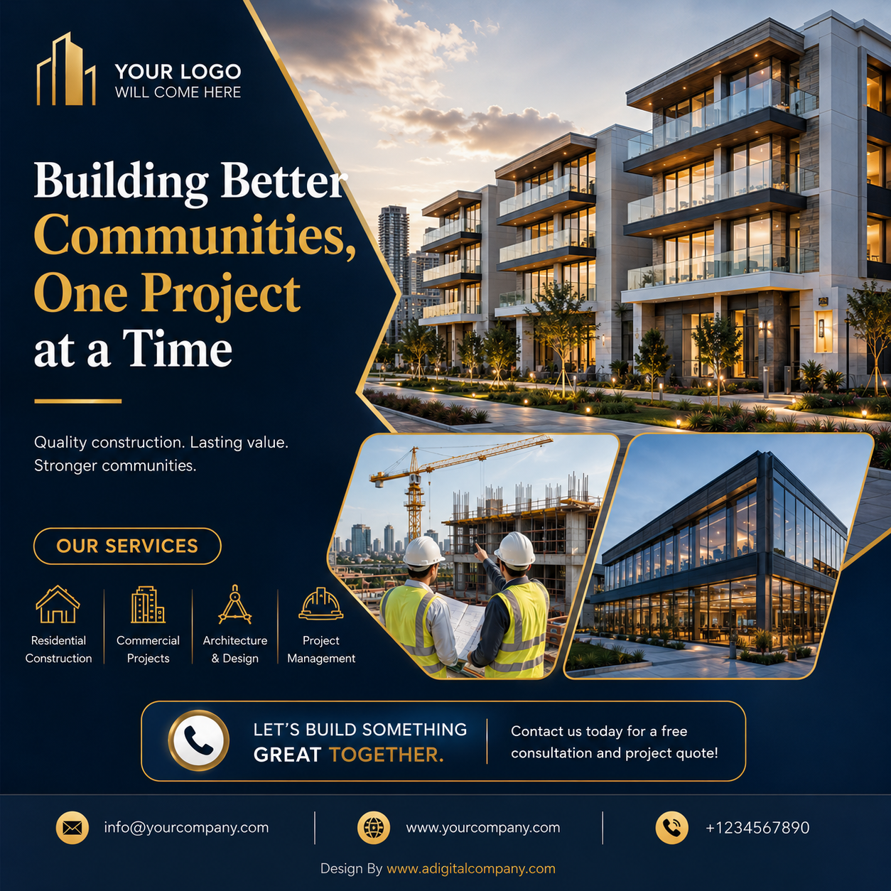 Investment Properties social media design — Real Estate &amp; Construction — A Digital Company