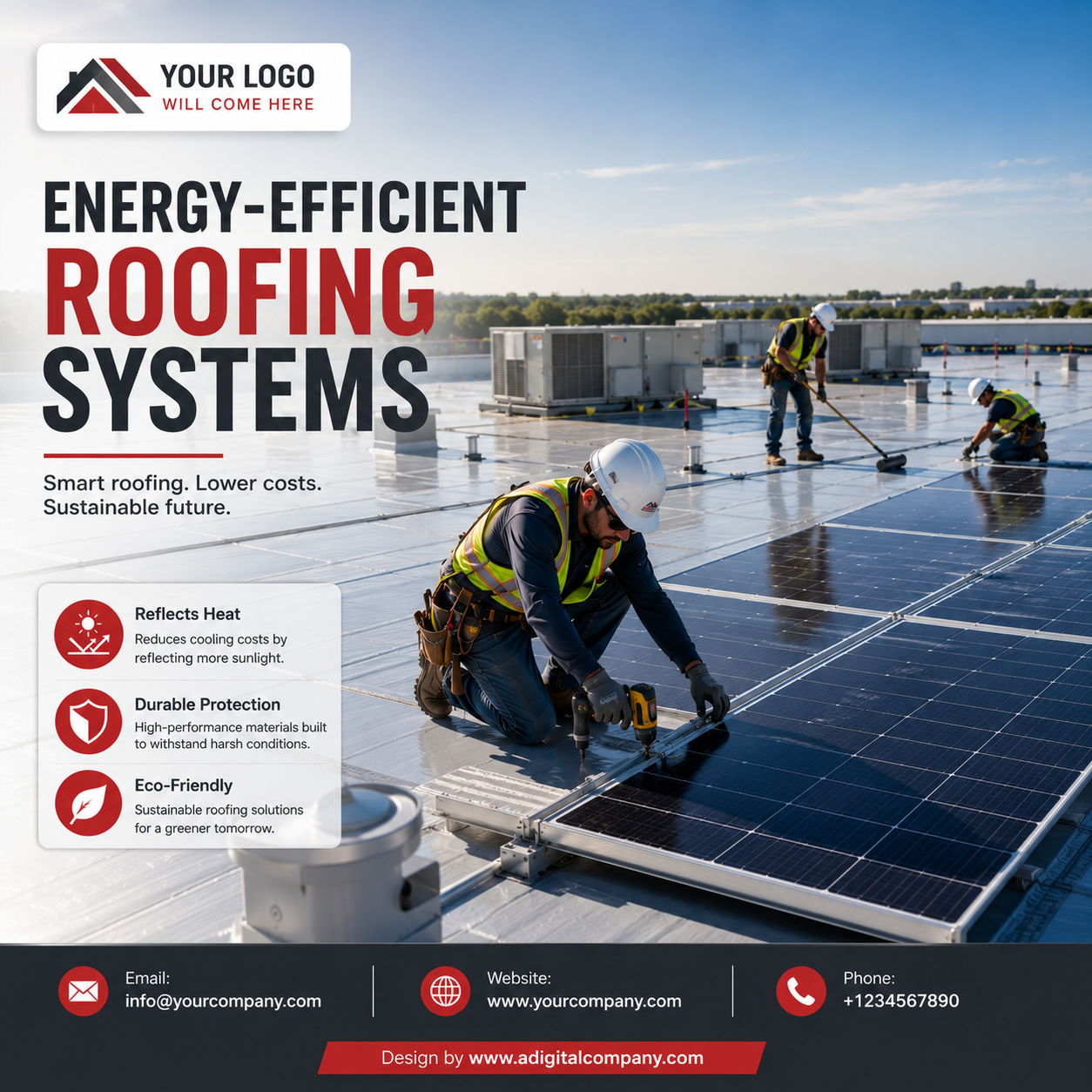 Roofing social media post design 05 — A Digital Company
