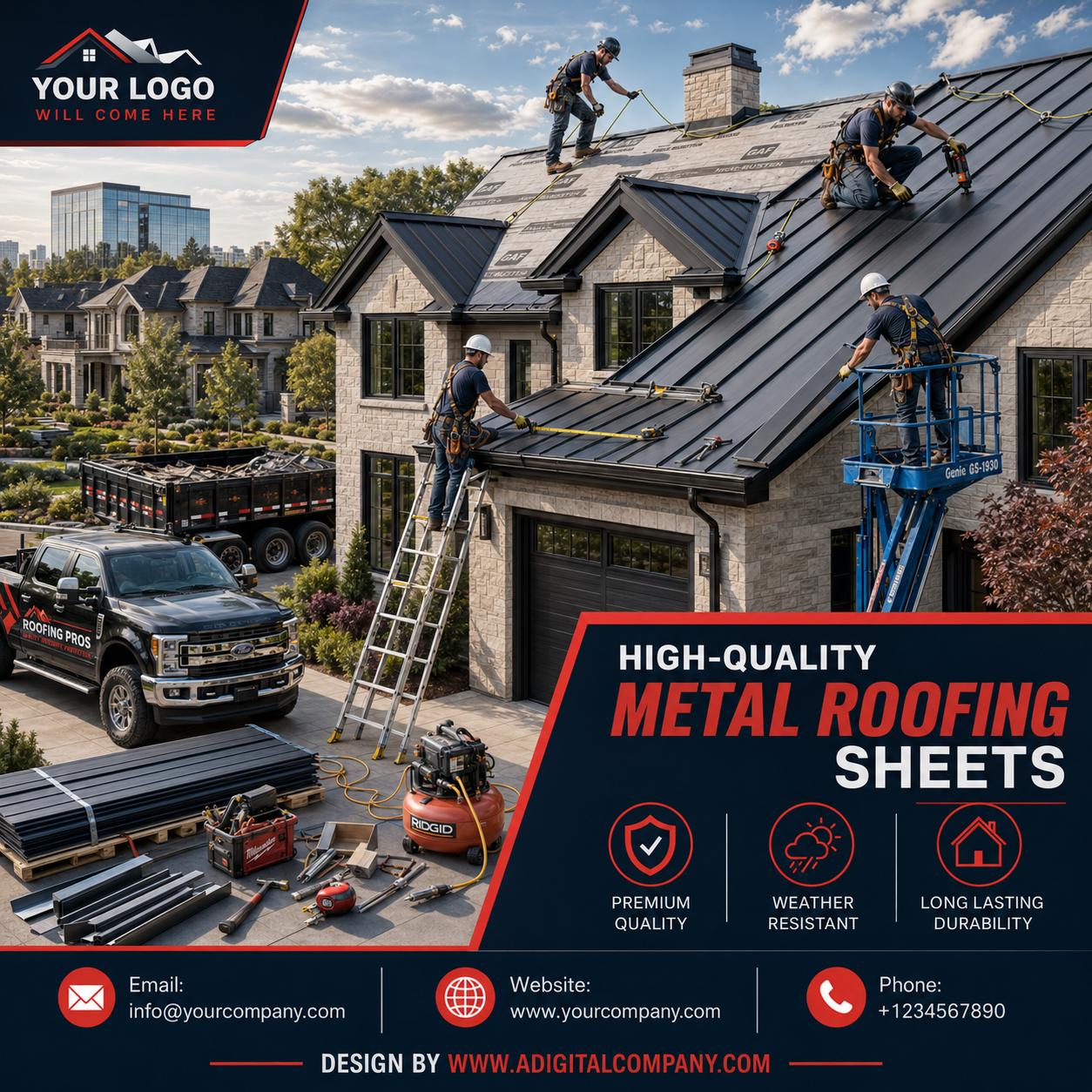 Roofing social media post design 17 — A Digital Company