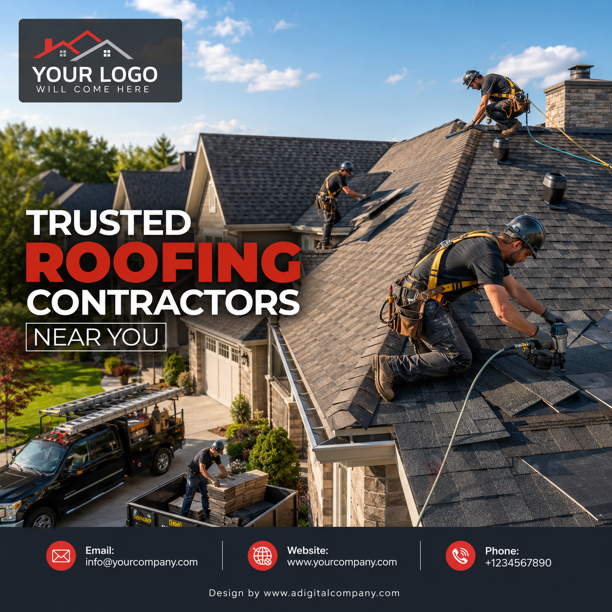 Roofing social media post design 18 — A Digital Company