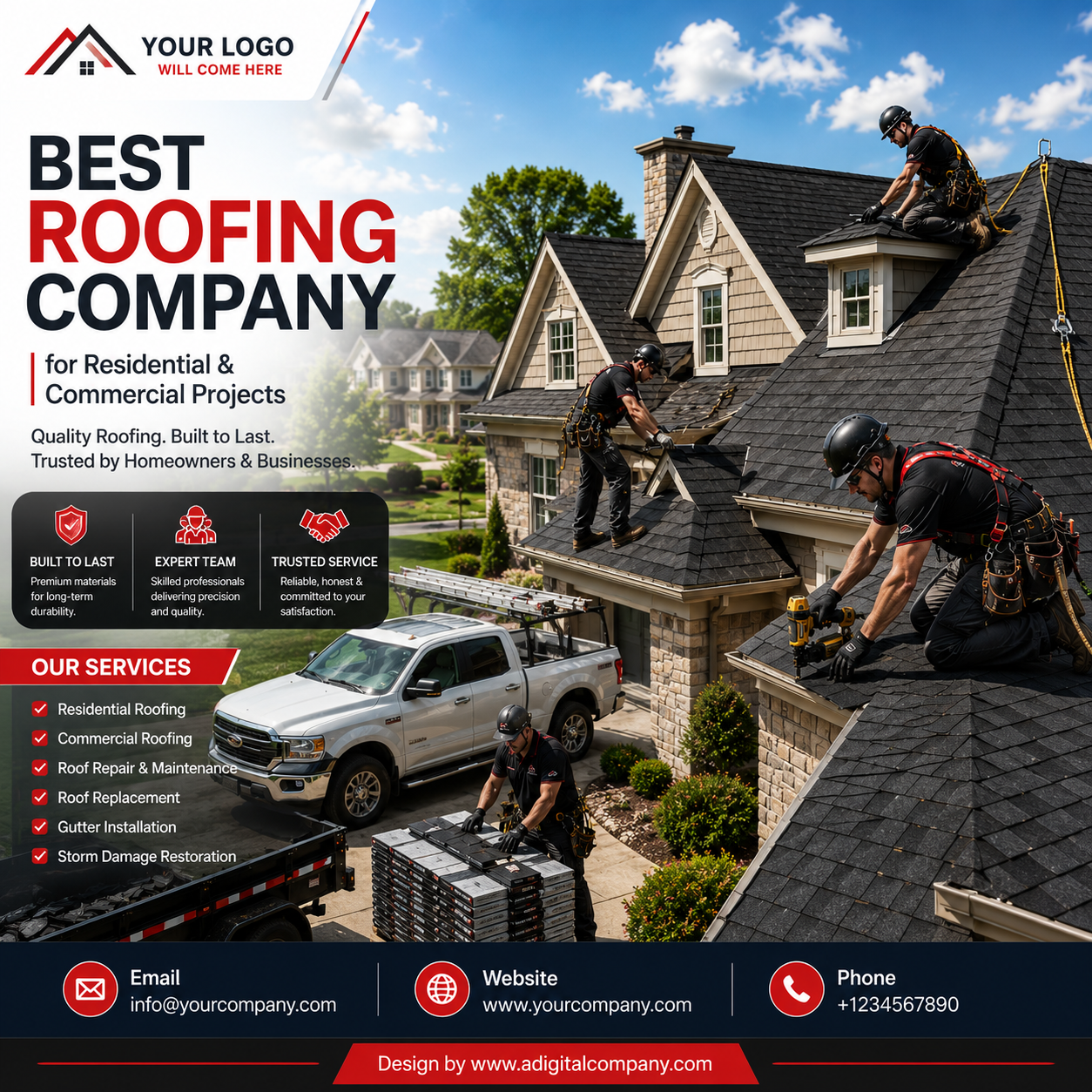 Roofing social media post design 20 — A Digital Company